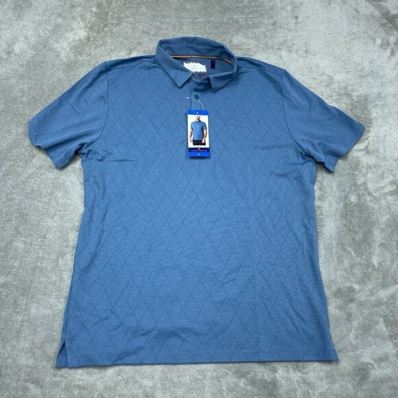 ambition Other - Modern Ambition Blue Polo Shirt Men’s L Moisture Wicking Stretch a1315
